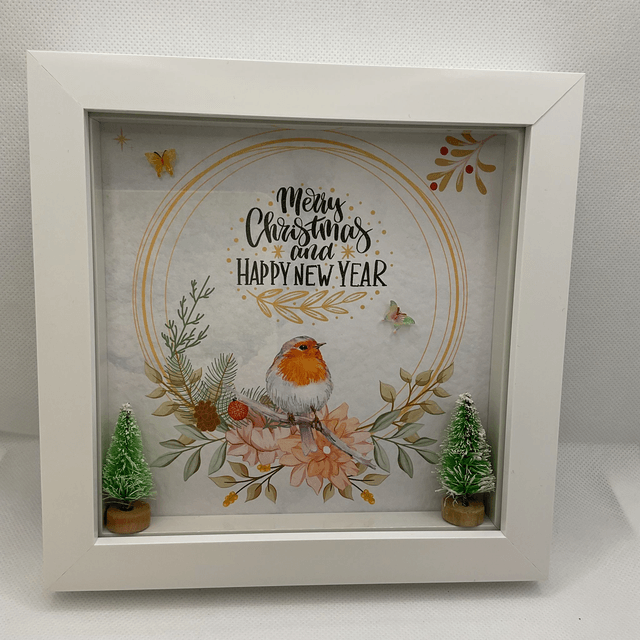 Christmas frame. Beautiful Christmas gift.  