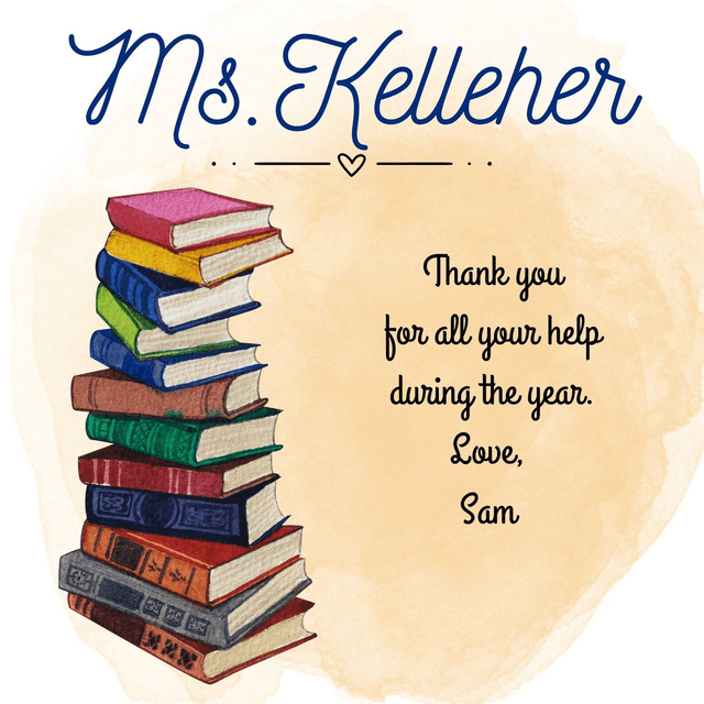 Personalised teacher’s scrapbook journal with free pen and pendant. Beautiful appreciation gift for teachers.