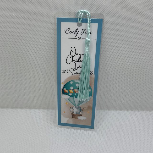 Personalised Christening and New Baby scrapbook photo album with FREE pendant. Beautiful Handmade baby gift