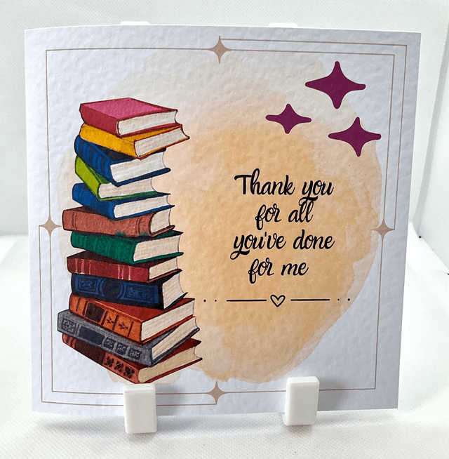 Personalised teacher’s scrapbook journal with free pen and pendant. Beautiful appreciation gift for teachers.