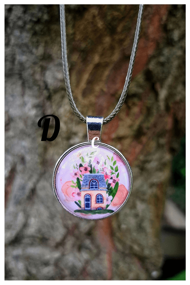 Handmade jewellery necklace .