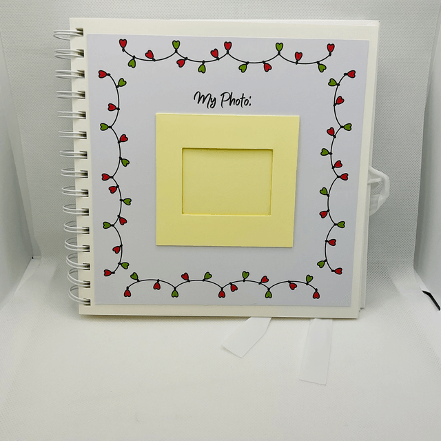 Personalised First Christmas frame and album set. 
