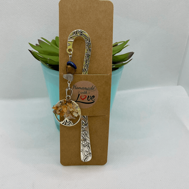 Handmade bookmark. Beautiful silver colour beaded bookmarks. Perfect gift idea.