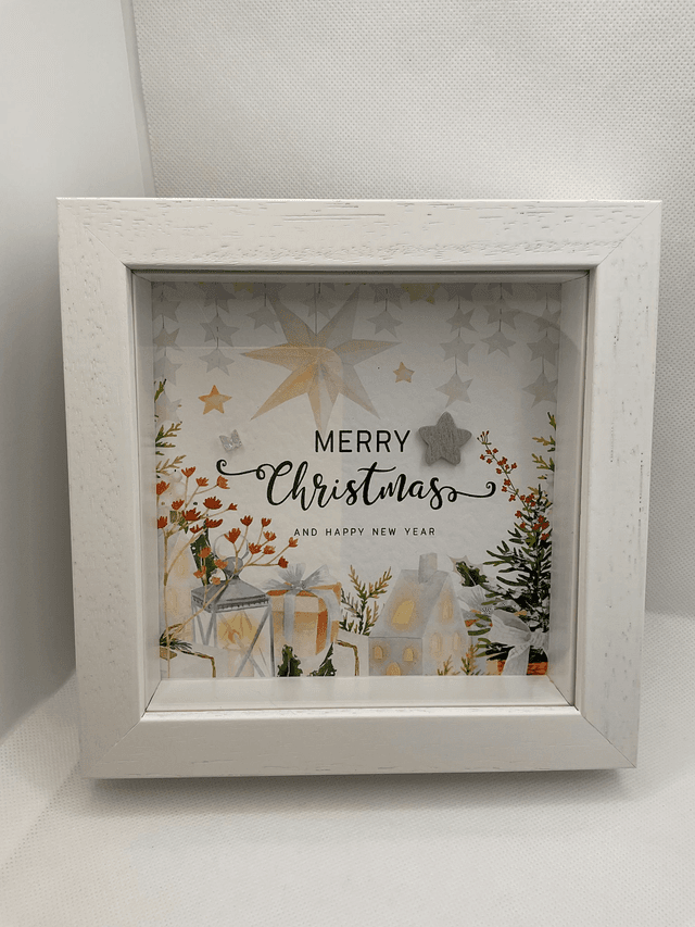 Christmas frame. Beautiful Christmas gift.