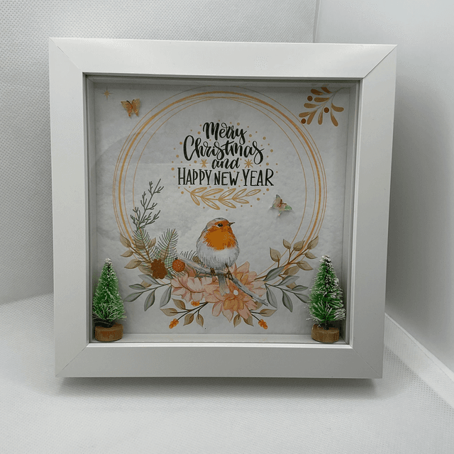 Christmas frame. Beautiful Christmas gift.  
