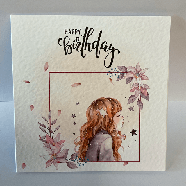 Birthday Card.Fully customisable.