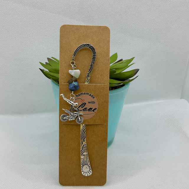 Handmade bookmark. Beautiful silver colour beaded bookmarks. Perfect gift idea.