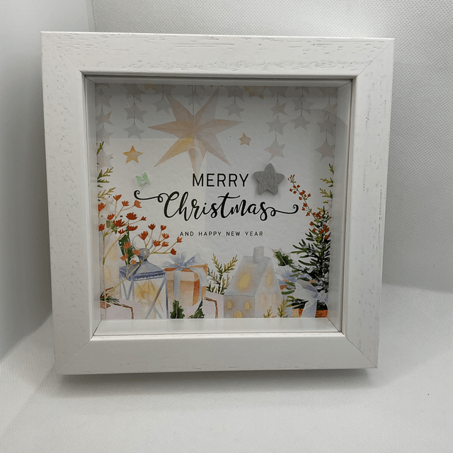 Christmas frame. Beautiful Christmas gift.