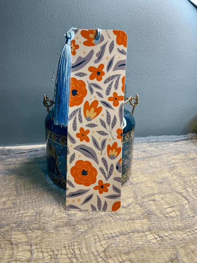 Handmade laminated bookmarks. Beautiful gift for book lovers.