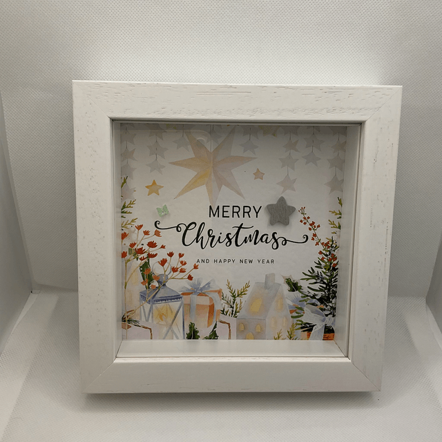 Christmas frame. Beautiful Christmas gift.