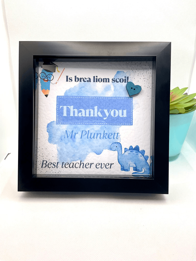 Personalised teacher’s frame. Beautiful appreciation gift for teachers.
