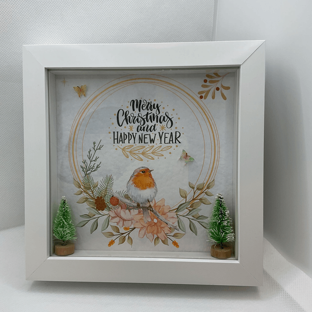 Christmas frame. Beautiful Christmas gift.