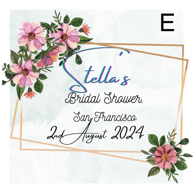 Personalised wedding guest book and Bridal shower scrapbook keepsake album with FREE pen and pendant.
