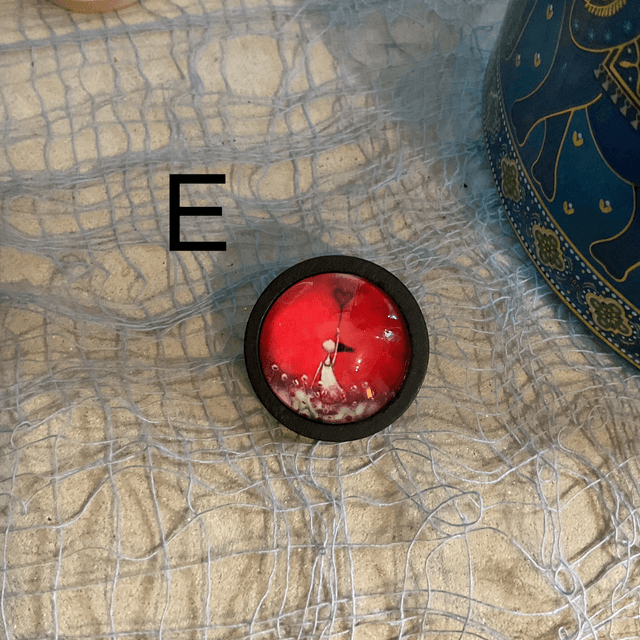 Vibrant Handmade colourful brooches.Unique clothes accessories.