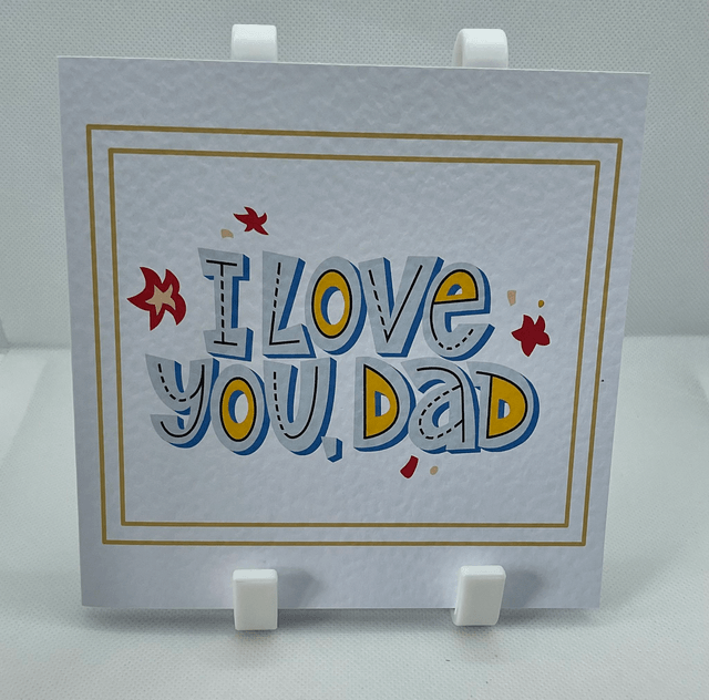 Personalised Dad card. Fully customisable card for fathers.