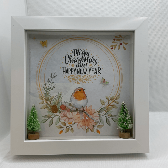 Christmas frame. Beautiful Christmas gift.