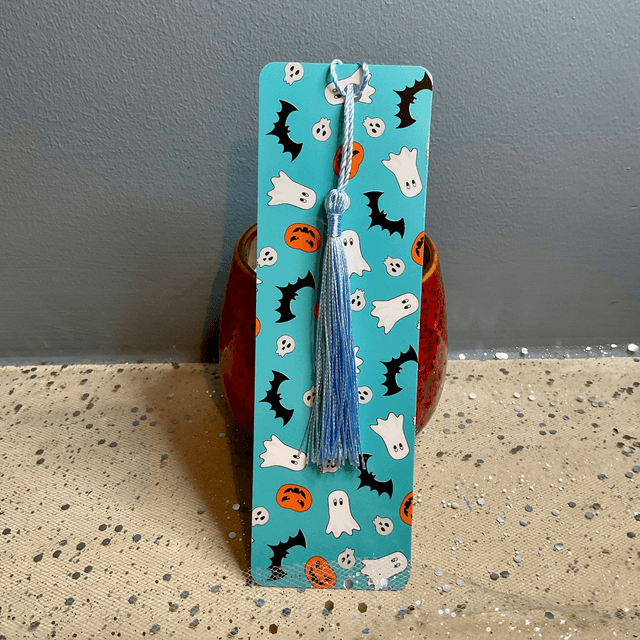 Halloween Bookmark. Fully laminated. Handmade gift for book lovers.