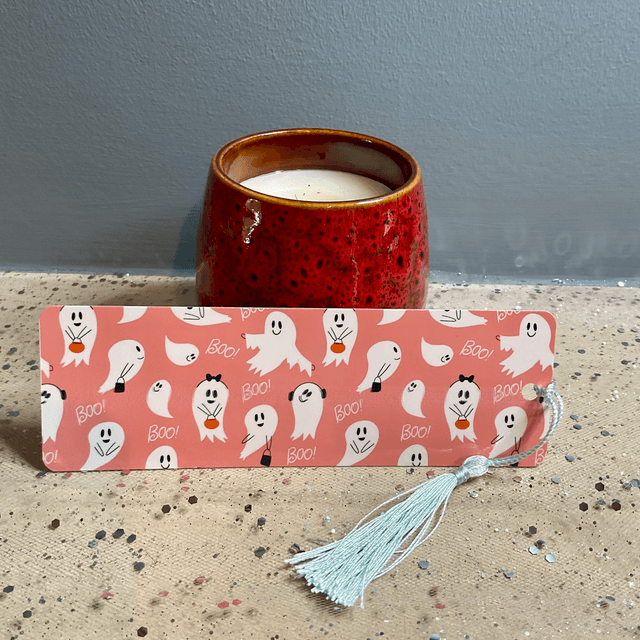 Halloween Bookmark. Fully laminated. Handmade gift for book lovers.