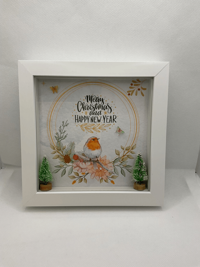 Christmas frame. Beautiful Christmas gift.