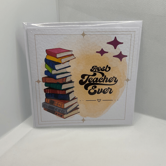 Thank you card for teachers. Personalised.