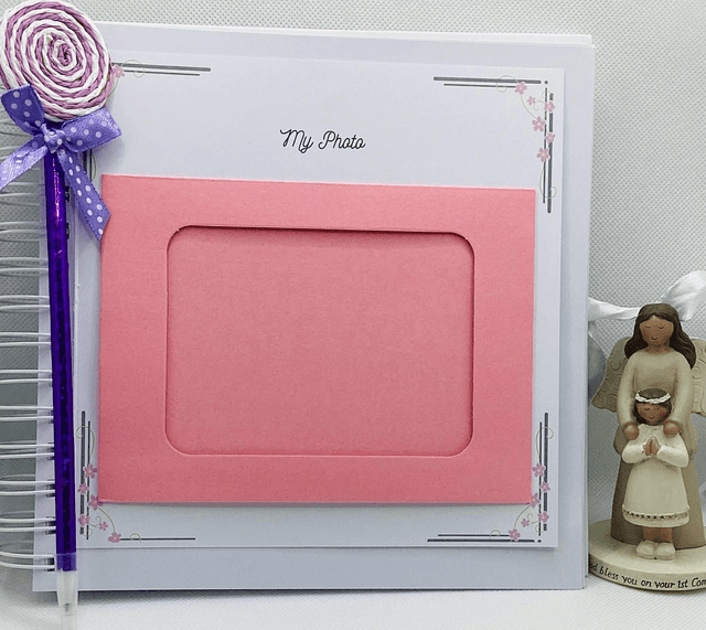 Personalised First communion frame for girls. First Holy Communion and confirmation gift set.