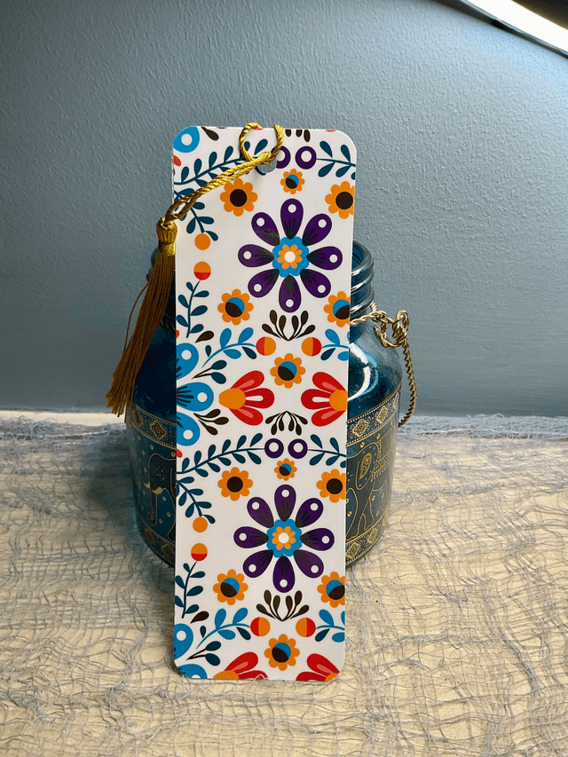 Handmade laminated bookmarks. Beautiful gift for book lovers.