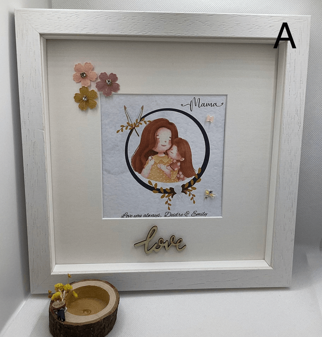 Mother’s Day gift. Personalised photo frame for Mother’s Day, birthdays or special occasions.