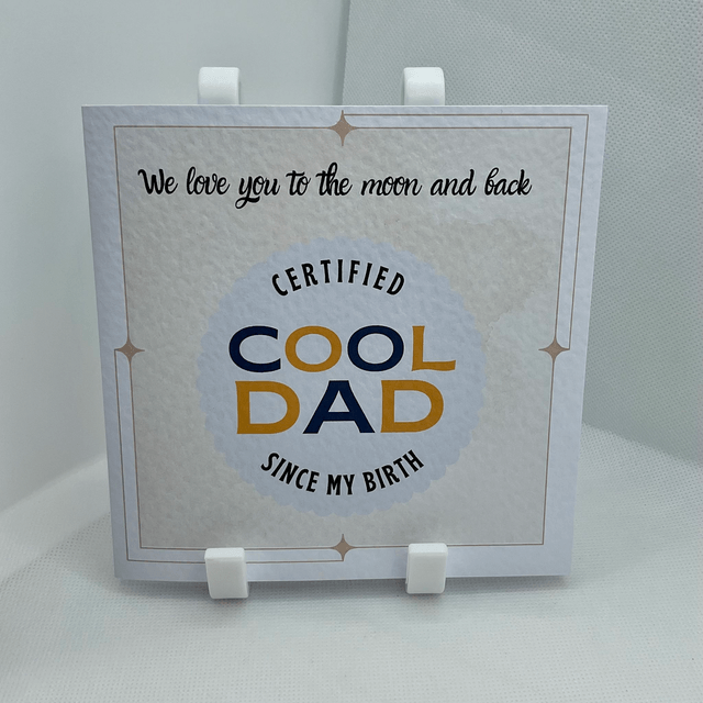 Personalised card for dad. Birthday and Father’s Day card .