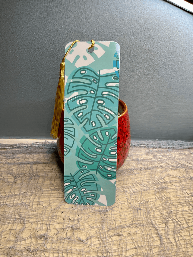 Handmade laminated bookmarks. Beautiful gift for book lovers.