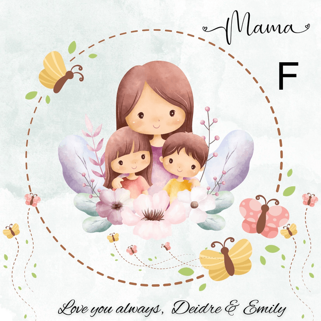 Mother’s Day gift. Personalised photo frame for Mother’s Day, birthdays or special occasions.