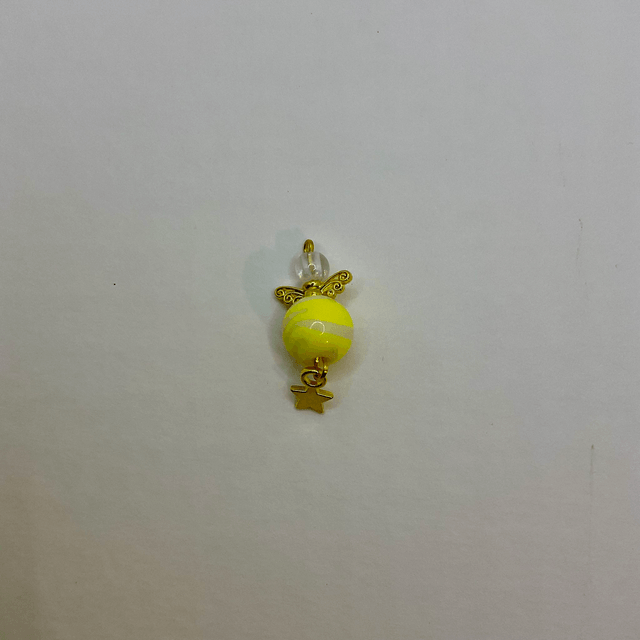 Handmade bookmark for First Communion and Christening favours. Angel design