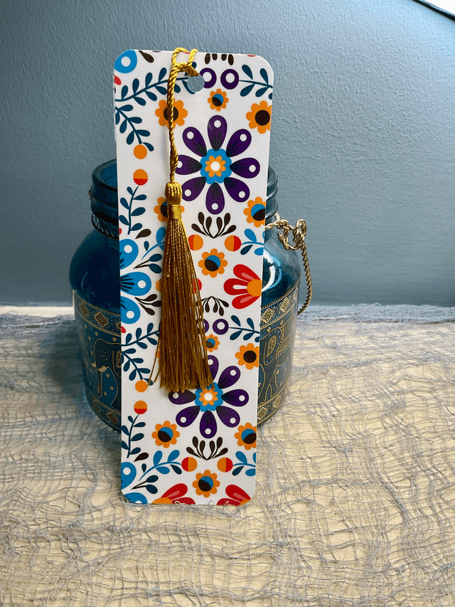 Handmade laminated bookmarks. Beautiful gift for book lovers.