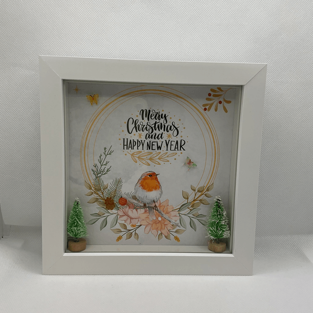 Christmas frame. Beautiful Christmas gift.