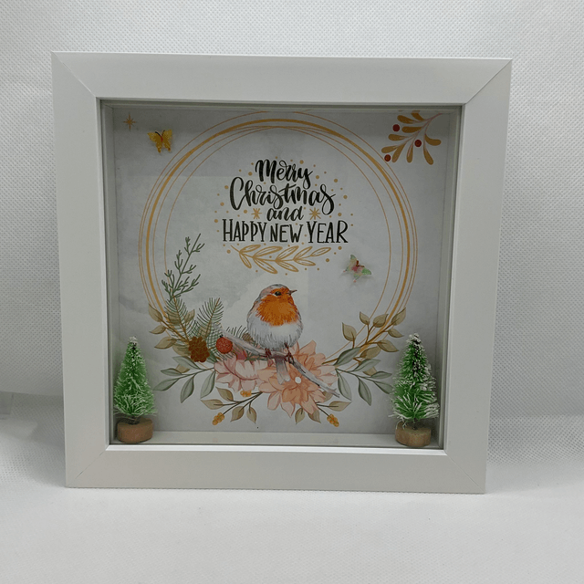 Christmas frame. Beautiful Christmas gift.