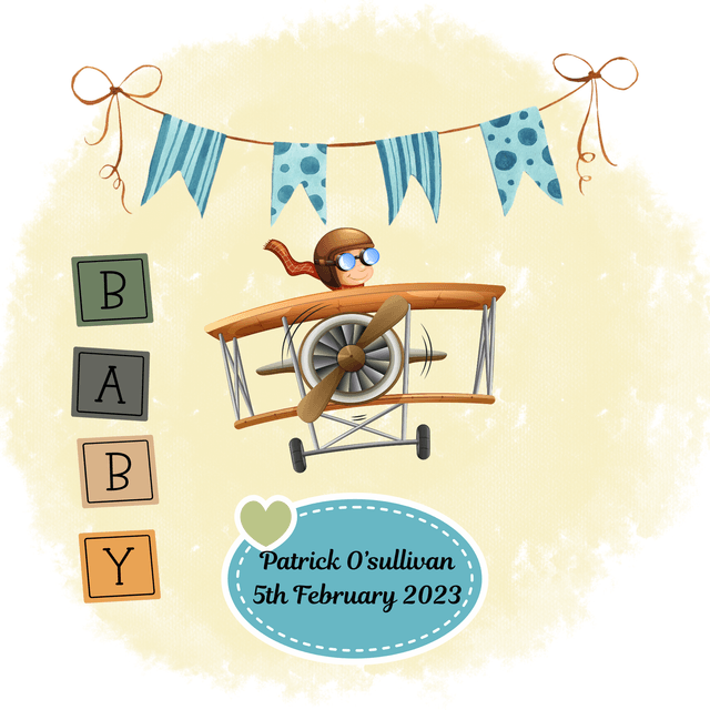 Personalised New Baby and  Christening album. Beautiful handmade gift.