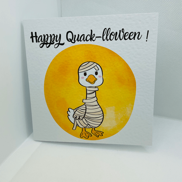 Halloween card. Fully personalised textured card.