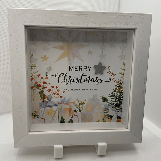 Christmas frame. Beautiful Christmas gift.