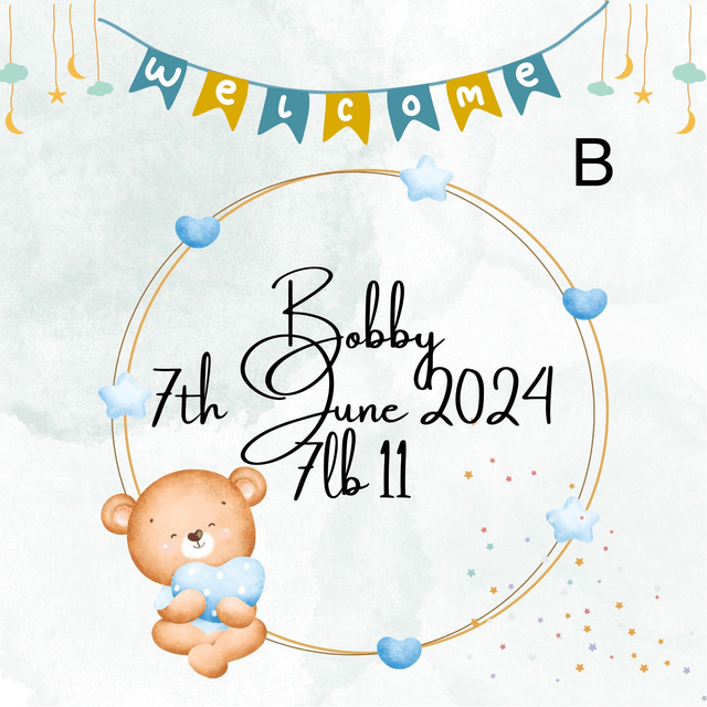 Personalised New Baby/ Christening frame set. FREE pen and pendant.