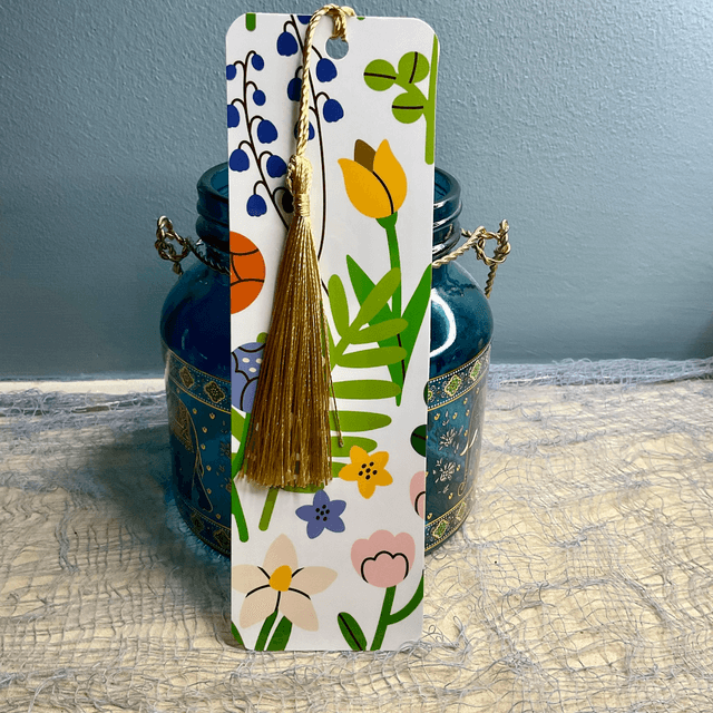 Handmade laminated bookmarks. Beautiful gift for book lovers.