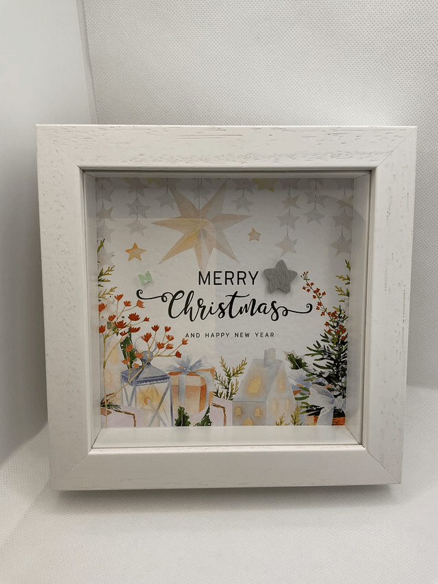 Christmas frame. Beautiful Christmas gift.