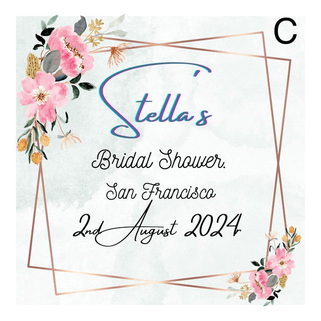 Personalised wedding guest book and Bridal shower scrapbook keepsake album with FREE pen and pendant.