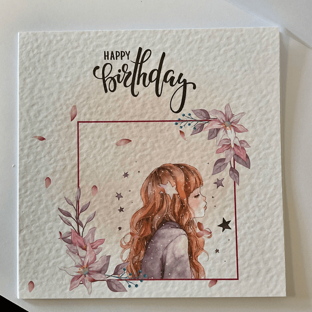 Birthday Card.Fully customisable.