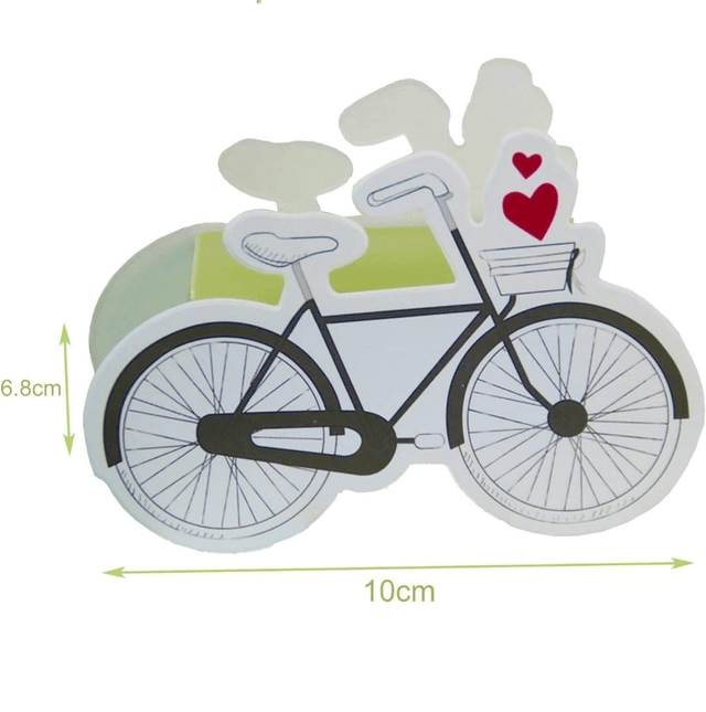 50 pcs bicycle wedding favours gift boxes. Wedding gifts for guests.
