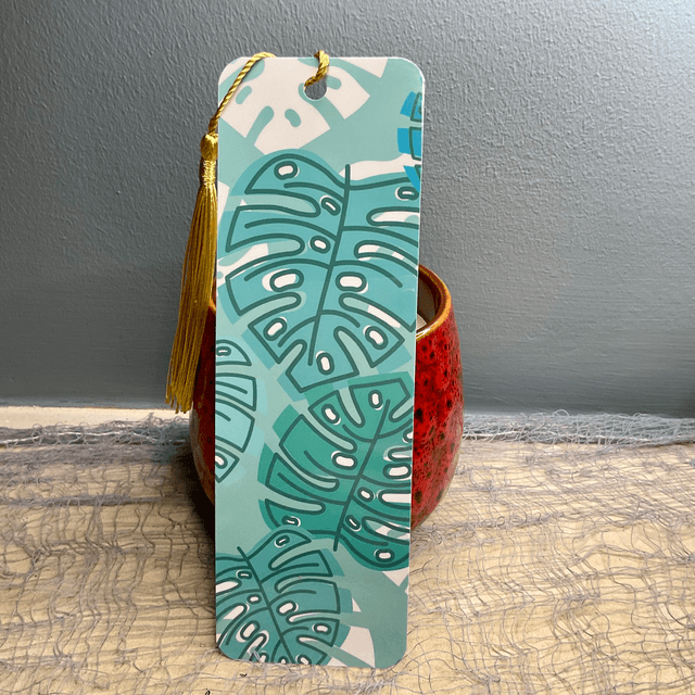 Handmade laminated bookmarks. Beautiful gift for book lovers.