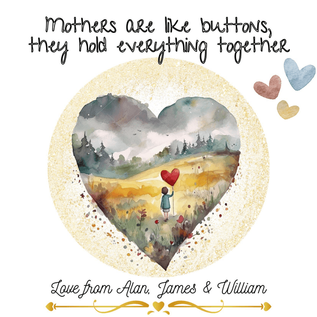 Mother's birthday gift. Personalised photo frame gift for mothers day, birthdays or special occasions.