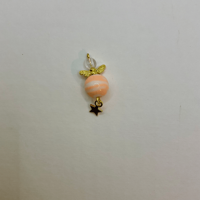 Handmade bookmark for First Communion and Christening favours. Angel design