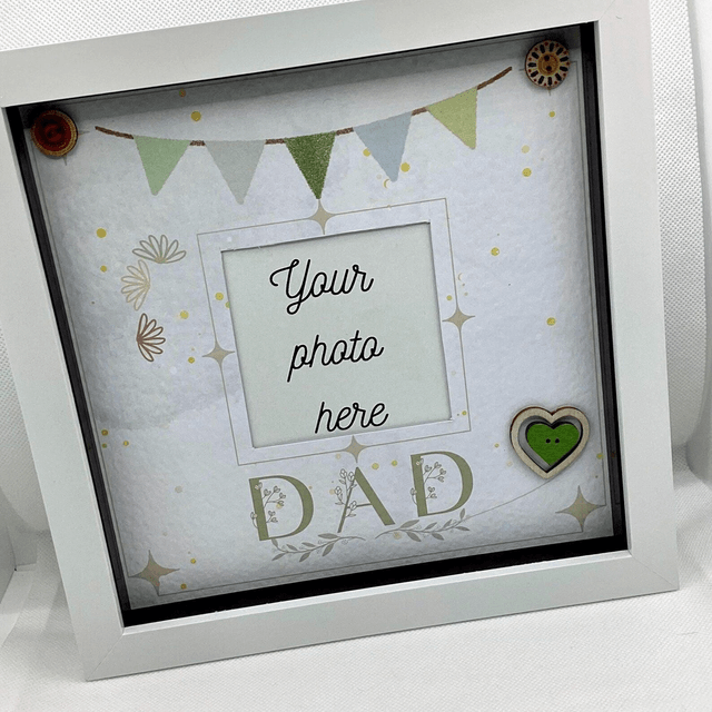Personalised father's gift. Beautiful frame for Father's day, birthdays or special occasions.