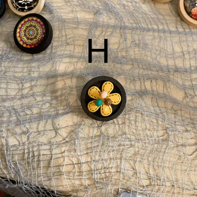 Vibrant Handmade colourful brooches. Unique clothes accessories.