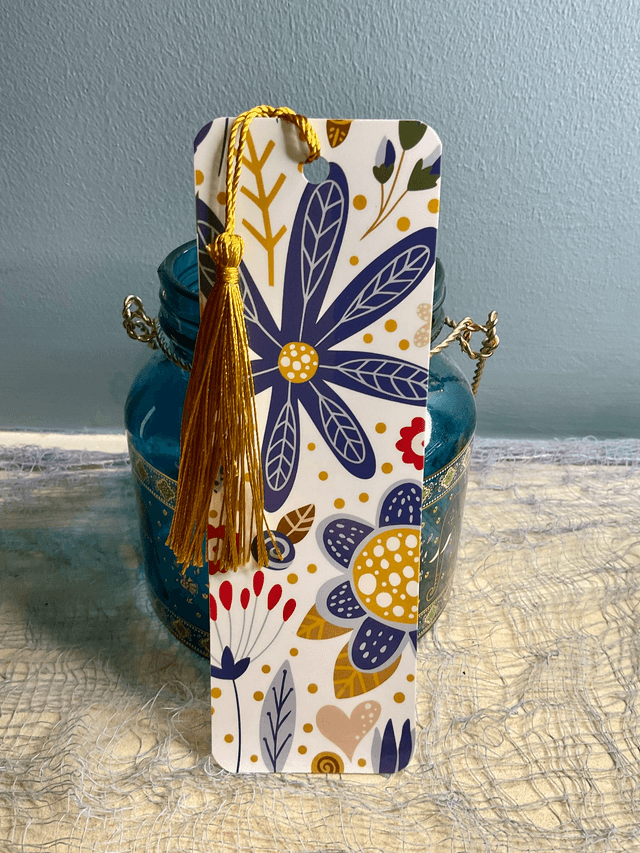 Handmade laminated bookmarks. Beautiful gift for book lovers.