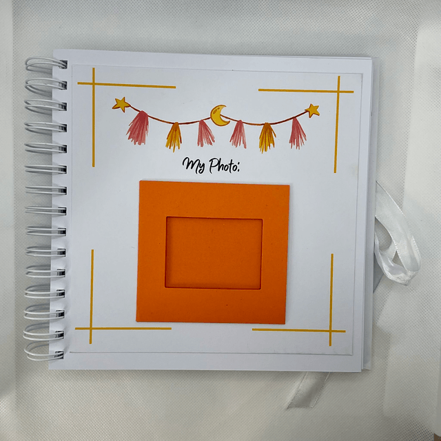 Handmade, personalised scrapbook / photo-book with FREE pen and pendant. Beautiful teacher and special occasions gift.